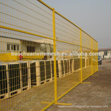 canada standard 60x150mm mesh infill flexible welded galvanized construction temporary fence panels for Canada